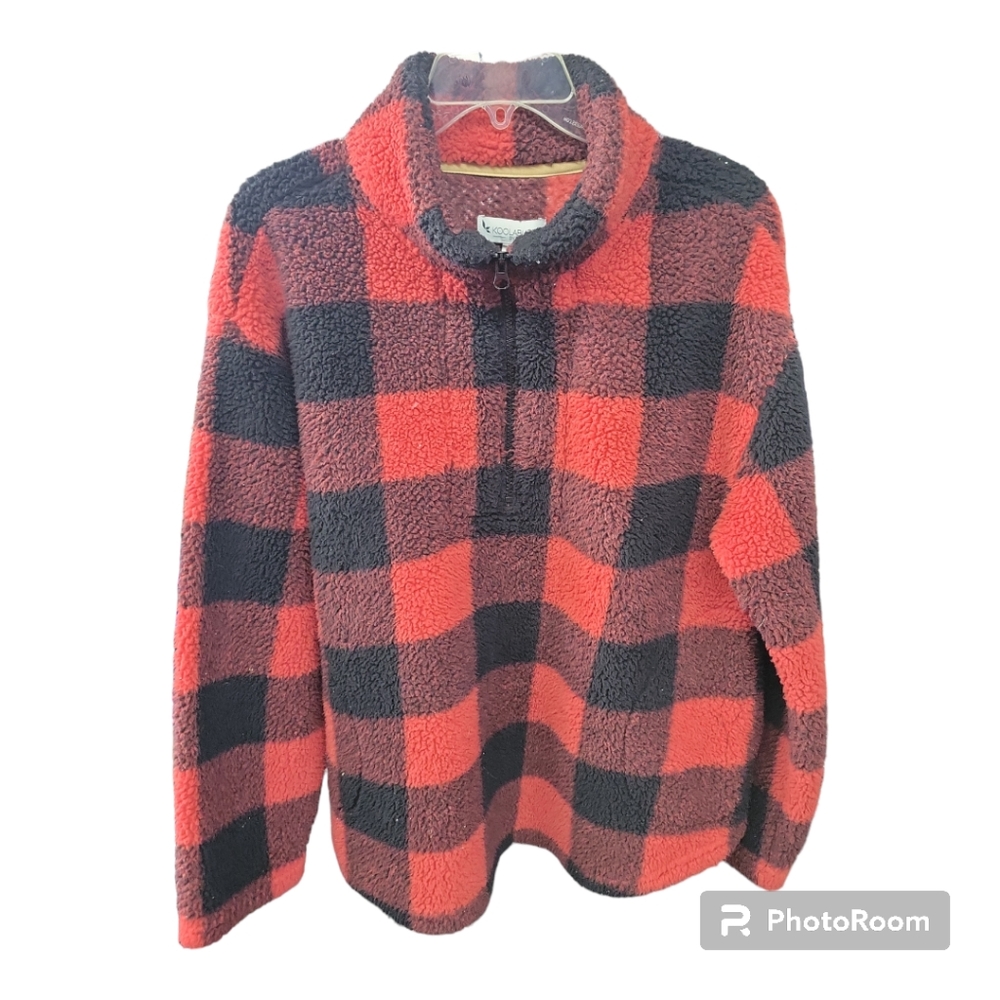 KOOLABURRA by Ugg Buffalo plaid Pullover Size Large